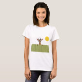 Mango de Gazelle Peek-a-boo T-shirt (Voorkant volledig)
