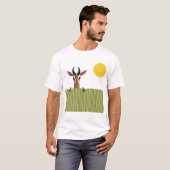 Mango de Gazelle Peek-a-boo T-shirt (Voorkant volledig)