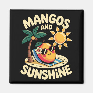 Mango Design Voor Mannen Vrouwen Vegan Mango Liefh Magneet