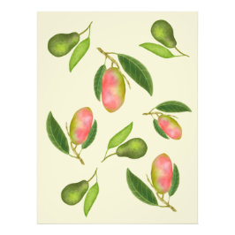 Mango en Avocado Foto Afdruk