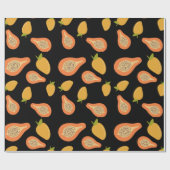 mango en papaja cadeaupapier (Vlak)