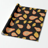 mango en papaja cadeaupapier (Uitgerold)