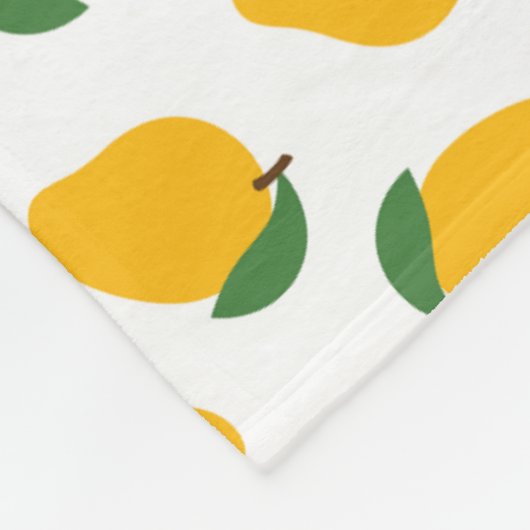 Mango Fleece Deken (Hoek)