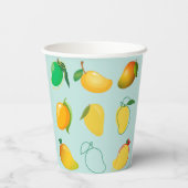 Mango Fresh Papieren Bekers (Achterkant)