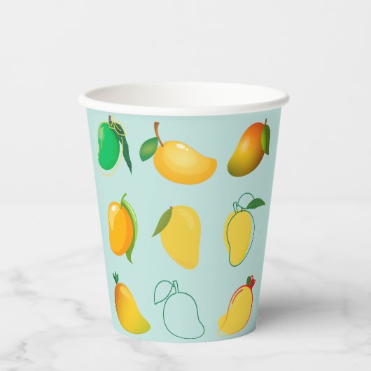 Mango Fresh Papieren Bekers (Voorkant)