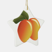 Mango Fruit Keramisch Ornament (Rechts)