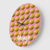 Mango Fruit Pattern for Vegetarian and Vegan Grote Klok (Hoek)