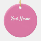 Mango Fruit Pattern for Vegetarian and Vegan Keramisch Ornament (Achterkant)