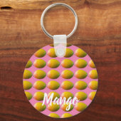 Mango Fruit Pattern for Vegetarian and Vegan Sleutelhanger (Voorkant)