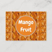 Mango Fruit Pattern Visitekaartje (Voorkant)