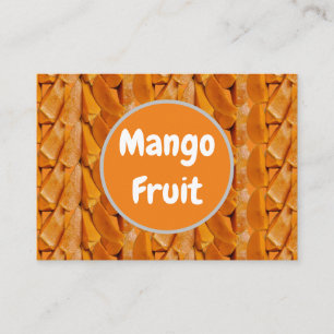 Mango Fruit Pattern Visitekaartje