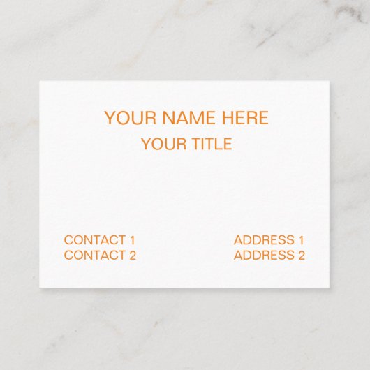 Mango Fruit Pattern Visitekaartje (Achterkant)