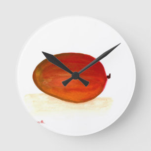 Mango fruit ronde klok