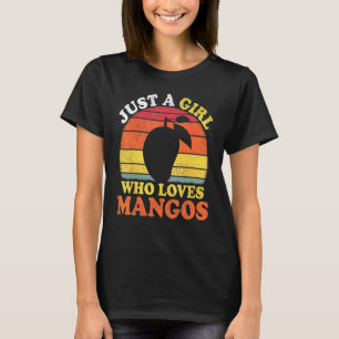 Mango Fruit Vintage Gewoon Een Meisje Dat Van Mang T-shirt