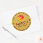 Mango Gedroogde Fruit Custom Label Sticker (Envelop)
