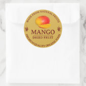 Mango Gedroogde Fruit Custom Label Sticker (Tas)