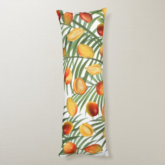 Mango & Greenery zomerpatroon Lichaamskussen (Achterkant (Verticaal))