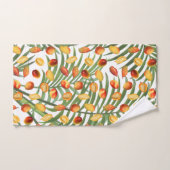  Mango & Groen Zomer Fruitpatroon Bad Handdoek (Handdoek)