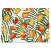  Mango & Groen Zomer Fruitpatroon Groot Cadeauzakje (Voorkant)