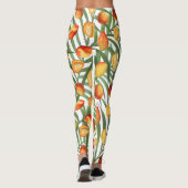  Mango & Groen Zomer Fruitpatroon Leggings (Achterkant)