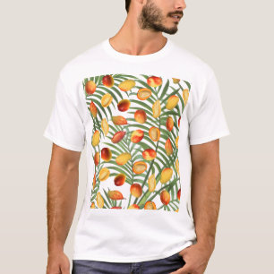  Mango & Groen Zomer Fruitpatroon T-shirt