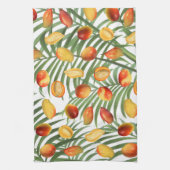  Mango & Groen Zomer Fruitpatroon Theedoek (Verticaal)