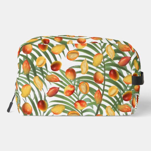  Mango & Groen Zomer Fruitpatroon Toilettasje (Achterkant)