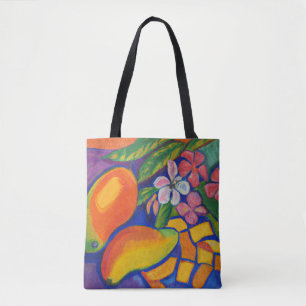 Mango houdt van Tropische canvas tas