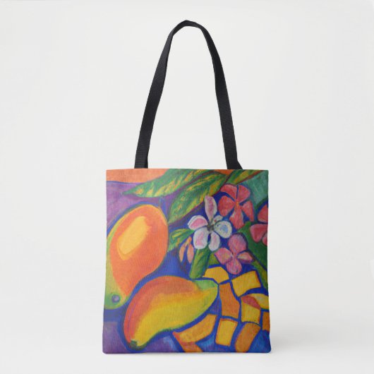Mango houdt van Tropische canvas tas (Voorkant)