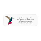 Mango Hummingbird Retouradreslabel Etiket (Voorkant)