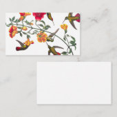 Mango Hummingbird van John James Audubon Visitekaartje (Voorkant / Achterkant)