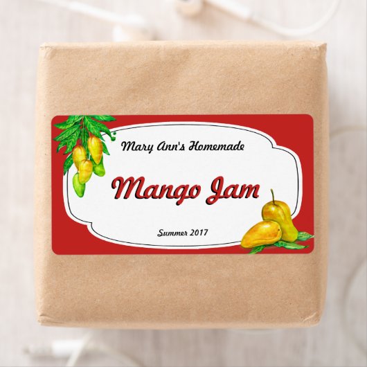 Mango Jam Canning Labels (Insitu)