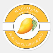 Mango Jam Label (Voorkant)