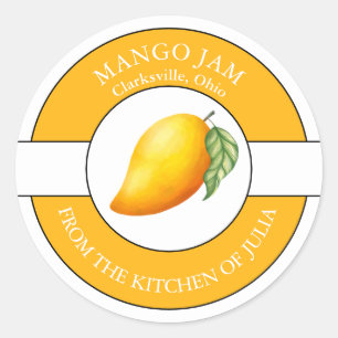 Mango Jam Label