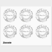 Mango Jam Schets Modern label (Vel)