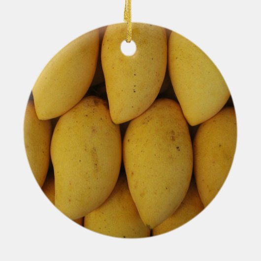 Mango Keramisch Ornament (Achterkant)