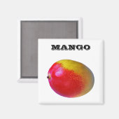 Mango - (Koelkast magneet vierkant) (Voorkant / Achterkant)