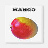 Mango - (Koelkast magneet vierkant) (Voorkant)