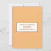 Mango Lassi Drink Indiaas keukenfestival Kaart (Achterkant)