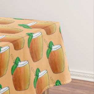 Mango Lassi Verfrissend Indiase Yogurt Yogurt Drin Tafelkleed