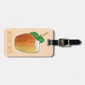 Mango Lassi Verfrissing van de Indiase Drink van y Bagagelabel (Voorkant horizontaal)