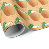 Mango Lassi Verfrissing van de Indiase Drink van y Cadeaupapier (Rol Hoek)