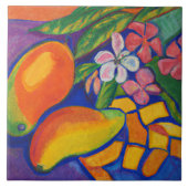 Mango leeft nog steeds Tropische en Hawaiitische t Tegeltje (Voorkant)