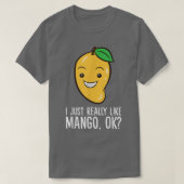 Mango Lover ik hou echt van Mango 2398 T-shirt (Design voorkant)