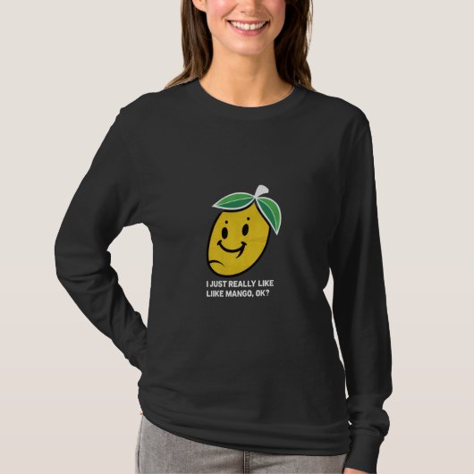 Mango Lover... ik hou echt van Mango T-shirt (Voorkant)