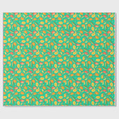 Mango Medley: Tropisch fruitpatroon Cadeaupapier (Vlak)