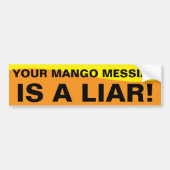 MANGO MESSIAH BUMPERSTICKER (Voorkant)