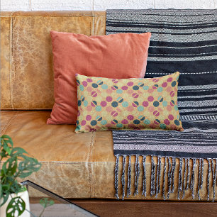 Mango/Mint Groene Gestippelde Decoratieve Worp Kus Kussen