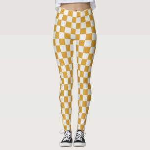 Mango Mojito Checkerboard Leggings - Bold & Bright