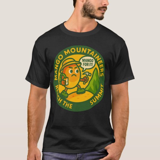 Mango Mountaineers Reach The Summit T-shirt (Voorkant)